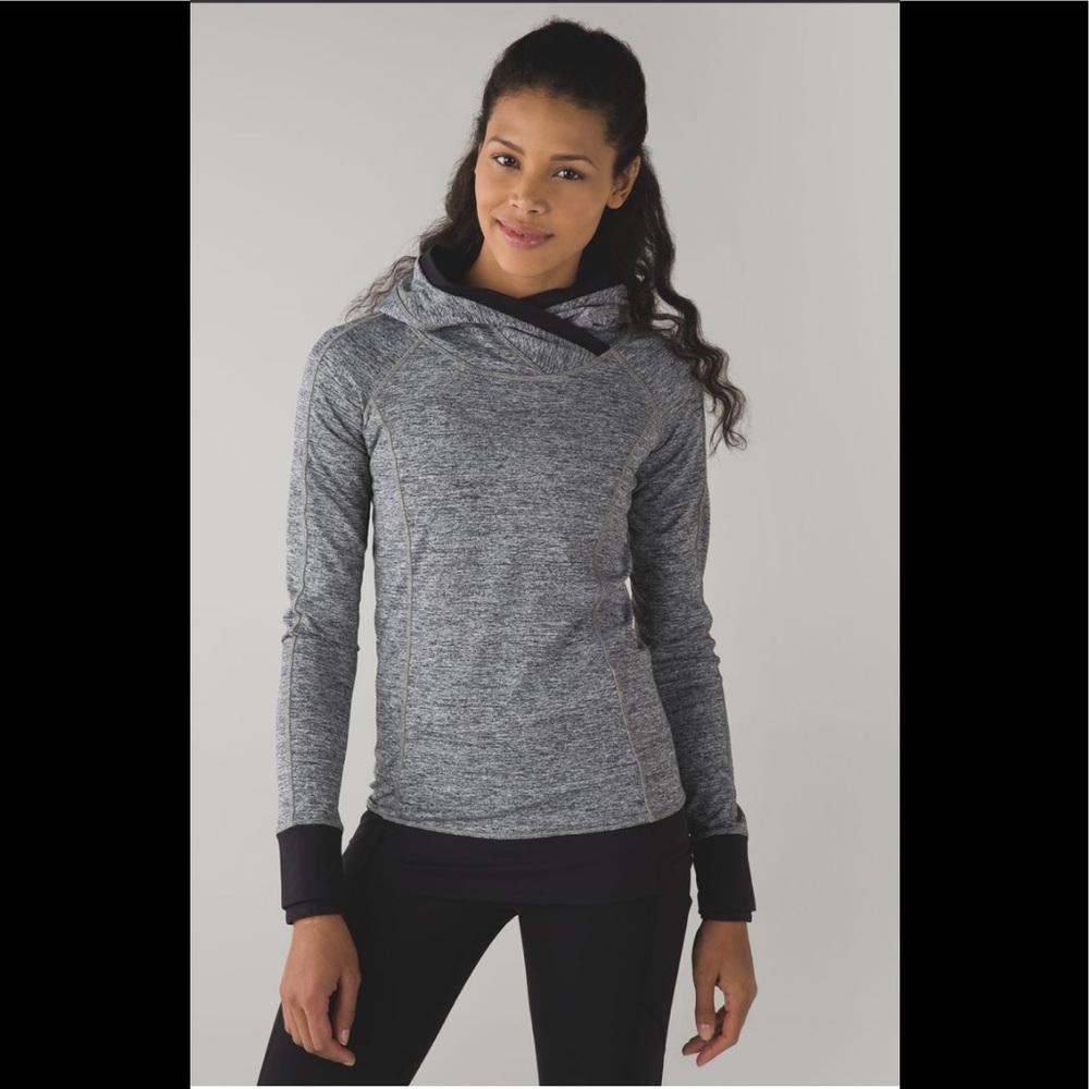 Lululemon Think Fast Hoodie
Space Dye Camo Black
